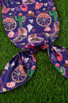 From the old west inspired printed baby gown. PJG25153017