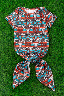  Multi-printed stripe & diamond pattern infant baby gown. PJB25153008 M