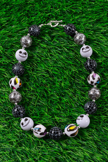  Character printed bubble necklace w/spider web print. 3PCS/$12.00 ACG40113003
