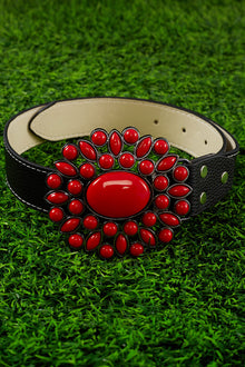  RED GIRLS CONCHO BELT. ACG25153077 S