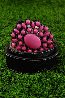  HOT PINK GIRLS CONCHO BELT. ACG25153078 S