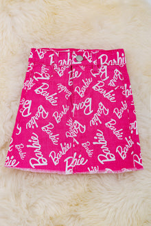  Fiuscha Barbie printed w/back pockets. DRG65153134 S