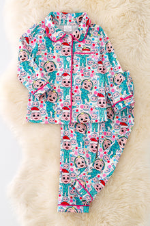  PJG40156 JEANNE: Toddler Character printed pajama set.