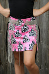 aRhinestone fashion belt for girls, available in 2 colors.