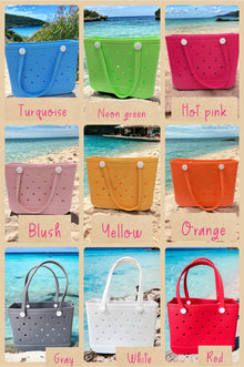  Beach Bag-Tote made of rubber beach bag. Available in 9 colors. Tote-2024-🏖️