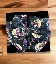  Halloween Hocus printed large headbands. (3pcs/$10.50) F-DLH2389K