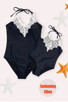  Women Black swimsuit. YY-DR-982146-WEN