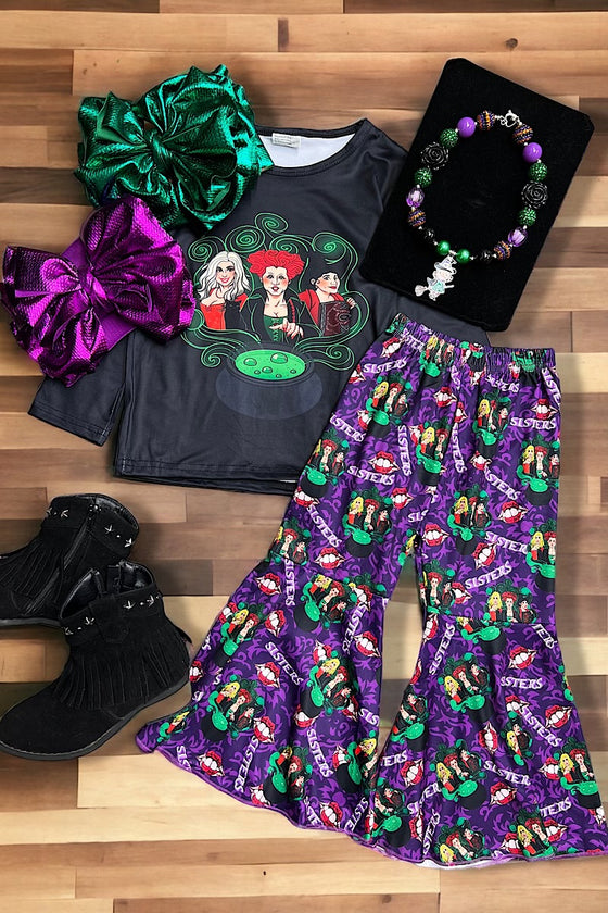 🍁Hocus character printed halloween set. FRE-2023ST-NAYDINE
