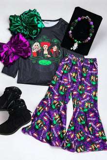  🍁Hocus character printed halloween set. FRE-2023ST-NAYDINE