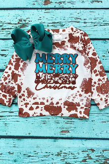 Merry Merry Merry Christmas graphic sweatshirt. TPG50153016 JEA