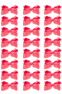  PASSION FRUIT 4IN WIDE BOWS 24PCS/$7.50  BW-159-4