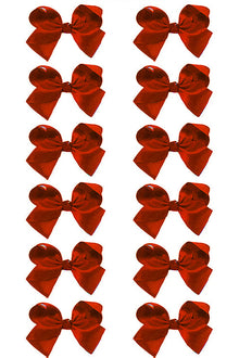  RED BOWS 5.5IN WIDE 12PCS/$7.50 BW-250-5