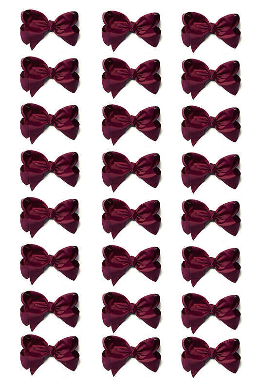 Burgundy 4" WIDE 24PCS/7.50 BW-275-4