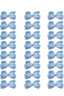  BLUE MIST 4IN WIDE BOWS 24 PCS/$7.50 BW-311-4