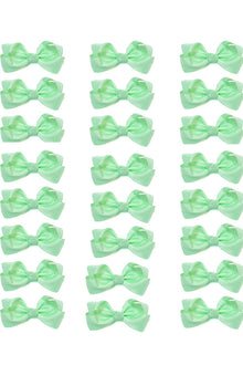  AQUA BOWS 4IN WIDE 24PCS/$7.50  BW-314-4