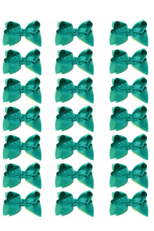  TORNADO BLUE  4IN WIDE BOWS 24 PCS/$7.50  BW-343-4