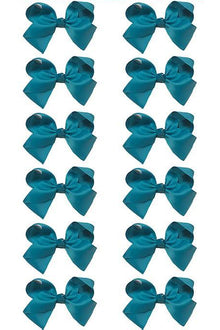  TORNADO BLUE BOWS 5.5IN WIDE 12PCS/$7.50 BW-343-5