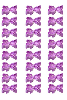  LAVENDER BOWS 4IN WIDE 24PCS/$7.50  BW-430-4