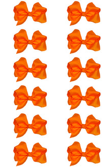  TANGERINE BOWS 5.5IN WIDE 12PCS/$7.50 BW-668-5