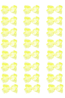  IVORY 4IN WIDE BOWS 24PCS/$7.50 BW-810-4