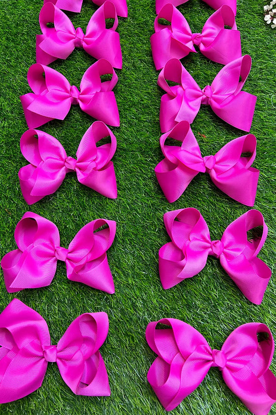 GARDEN ROSE 5.5" INCH HAIR BOWS 12PCS/$7.50 BW-183-5